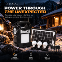 VOLTARA Portable Solar Power & Lighting Station